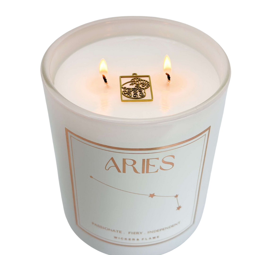 ♈ Aries Zodiac Candle