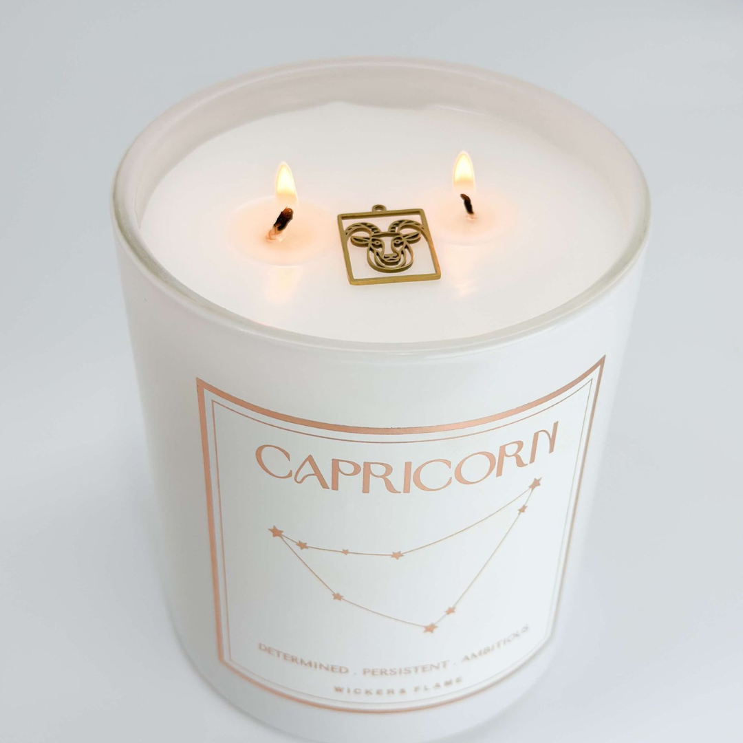 ♑ Capricorn Zodiac Candle