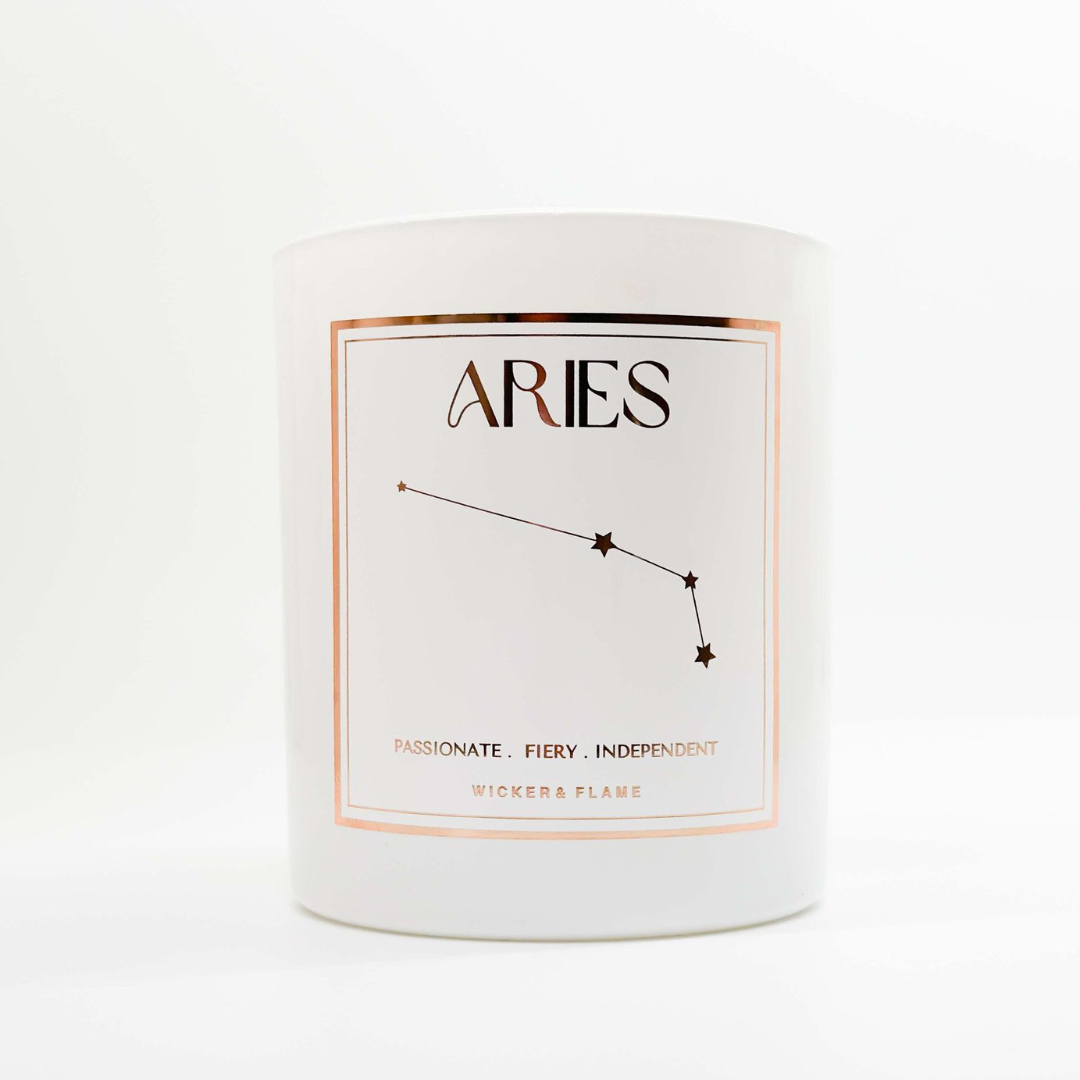 ♈ Aries Zodiac Candle